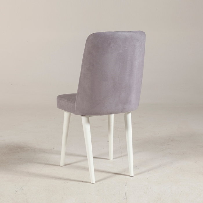 Hanah Home Soho Sillón de Terciopelo Blanco - Moderno y Elegante para Salón con Patas de Carpe
